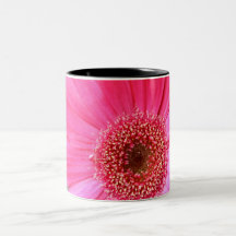 Hot Pink Daisy Mug