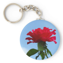 Hot Pink Flower keychains