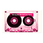 Hot Pink (Girl)  Mixtape Business Card
