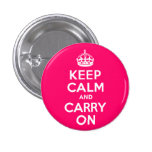 Hot Pink Keep Calm and Carry On