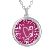Hot Pink Love Custom Jewelry