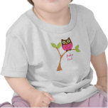 Hot Pink Owl T Shirts