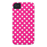 Hot Pink Polka Dot Iphone 4/4S Case Iphone 4 Case