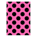 Hot Pink Polka Dots Business Cards