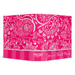 Hot Pink Raspberry Binder