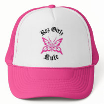 hot pink rez girlz rule hat