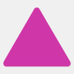 Hot Pink Triangle Sticker