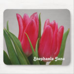 Hot Pink Tulips Mousepad