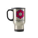 Hot Pink Volleyball Mom Coffee Mug