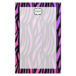 Hot Purple/Pink Zebra Stripes Monogram