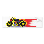 Hot Ride Motorcycle Bumper Sticker bumper stickers