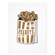 hot roasted peanuts custom invitation