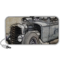 Hot Rod Coupe Portable Speakers
