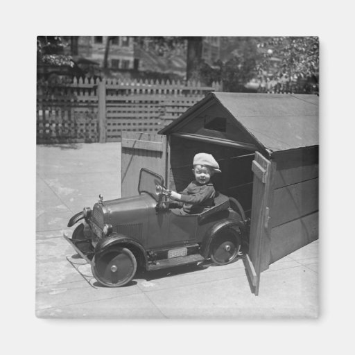 Hot Rod Pedal Car, early 1900s Magnet