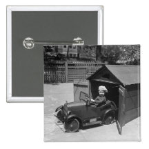 Hot Rod Pedal Car, early 1900s Pin