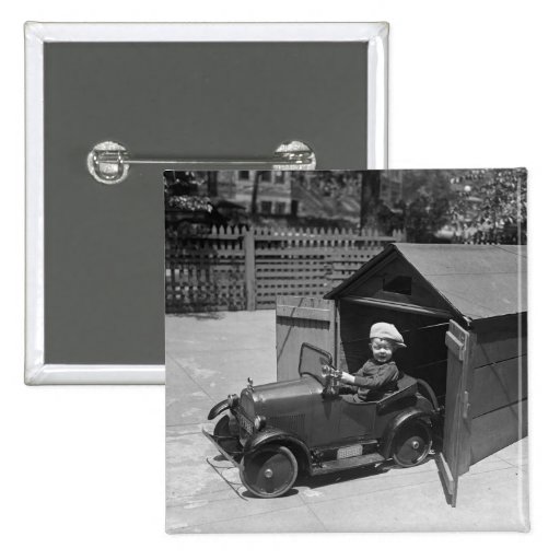 Hot Rod Pedal Car, early 1900s Pin