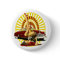 Hot Rod Pin Up Girl