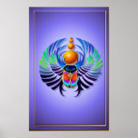 Hot Scarab light  small Poster