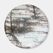 Hot Springs in New Zealand Magnets