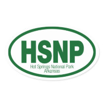 Hot Springs National Park stickers