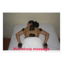 hot stone massage announcement