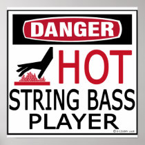 Hot String Bass Player