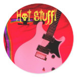 Hot Stuff! Round Stickers