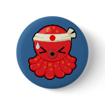 Hot Tako Pinback Button