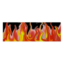 Hot Topic bookmark Business Card Template