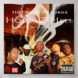 Hot West Records Poster