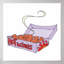 hot wings poster