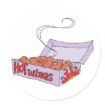 hot wings sticker