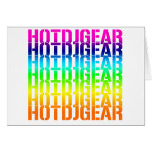 HOTDJGEAR - DJ DJing Disc Jockey Music Vinyl Cards