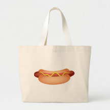 Hotdog Canvas Bags