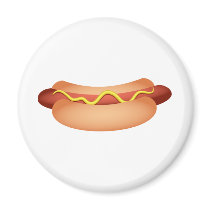 Hotdog Fridge Magnet
