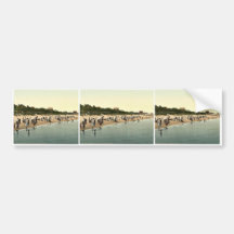 Hotel and beach, Colberg, Pommeraina, Germany (i.e Bumper Sticker