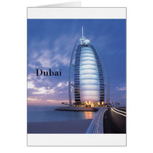 Hôtel arabe d'Al de Dubaï Burj (par St.K) Cartes De Vœux