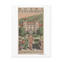 Hotel Colorado Travel Poster Post Cards
