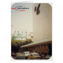 Hotel Commodore Beirut Greeting Card