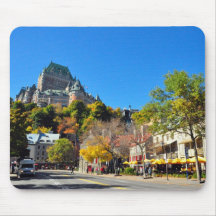 Hotel Frontenac High Above Quebec City Mousepad