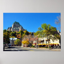 Hotel Frontenac High Above Quebec City Poster
