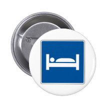 Hotel Motel Street Sign Pin