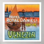 Hotel Royal Danieli Venezia w/o border Poster
