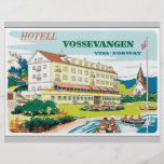 Hotell Vossevangen Voss-Norvège, cru Prospectus En Couleur