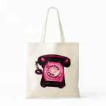 Hotline Crimson Tote Bags