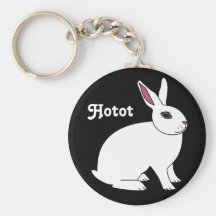 Hotot Rabbit Keychains