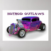 HOTROD OUTLAWS POSTER
