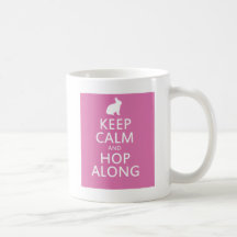 Houblon mignon de lapin de Pâques le long Tasse À Café