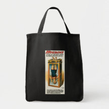 Houdini Advertising poster , 1913 Canvas Bags
