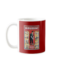 Houdini ~ Vintage Handcuff Escape Artist Mug